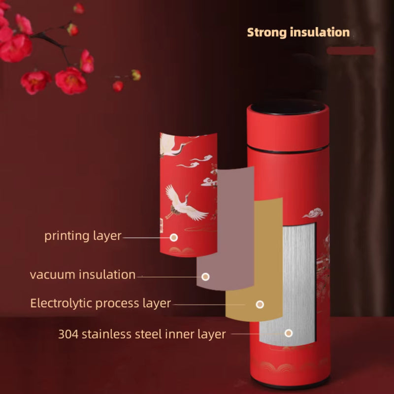 Smart Thermos Bottle "RED"