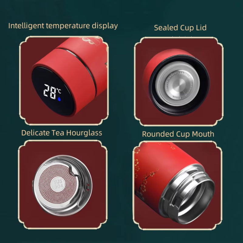 Smart Thermos Bottle "RED"